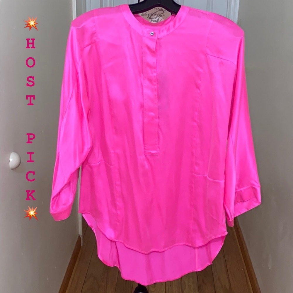 BR Monogram Silk Blouse